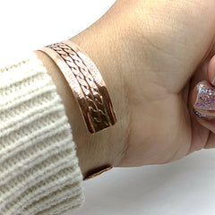 Brazalete Trenzado Mini Cobre 100%