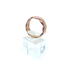 Anillo Trenzado Cobre 100%