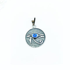 Dije Talisman Ojo de Horus y Ojo Azul Celeste Proteccion