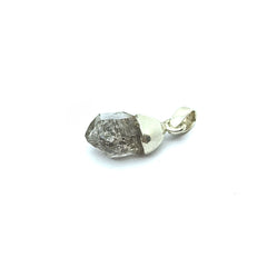 Collar con Punta de Cuarzo Herkimer Plata 925