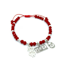 Pulsera de la Abundancia Riqueza y Prosperidad Plata 925