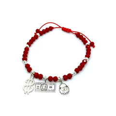 Pulsera de la Abundancia Riqueza y Prosperidad Plata 925