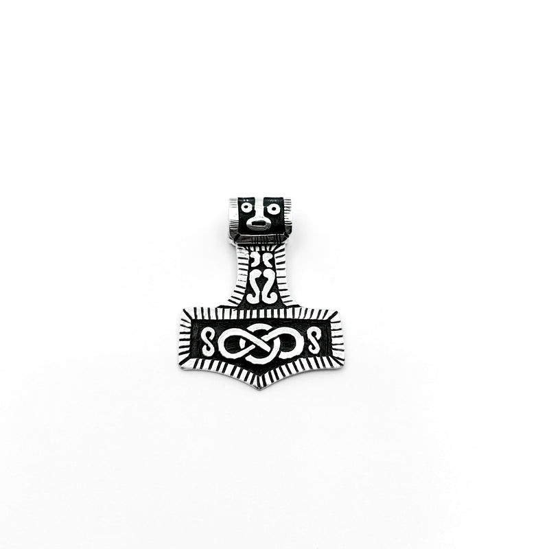 Dije Martillo de Thor Protección Plata 950