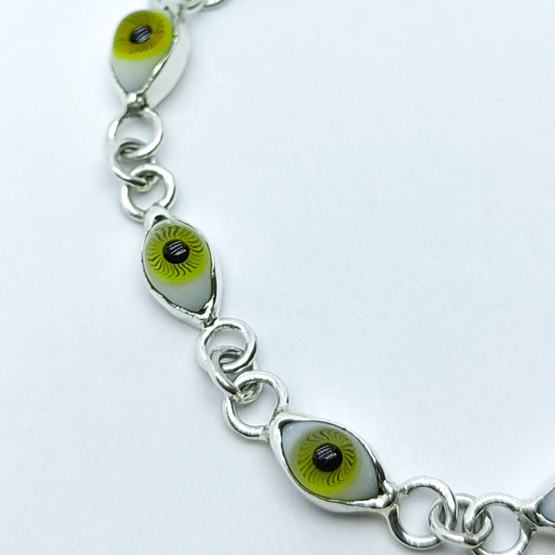 PULSERA OJO TURCO AMARILLO