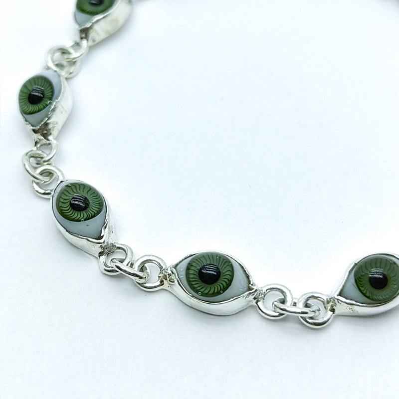 PULSERA OJOS TURCOS VERDES